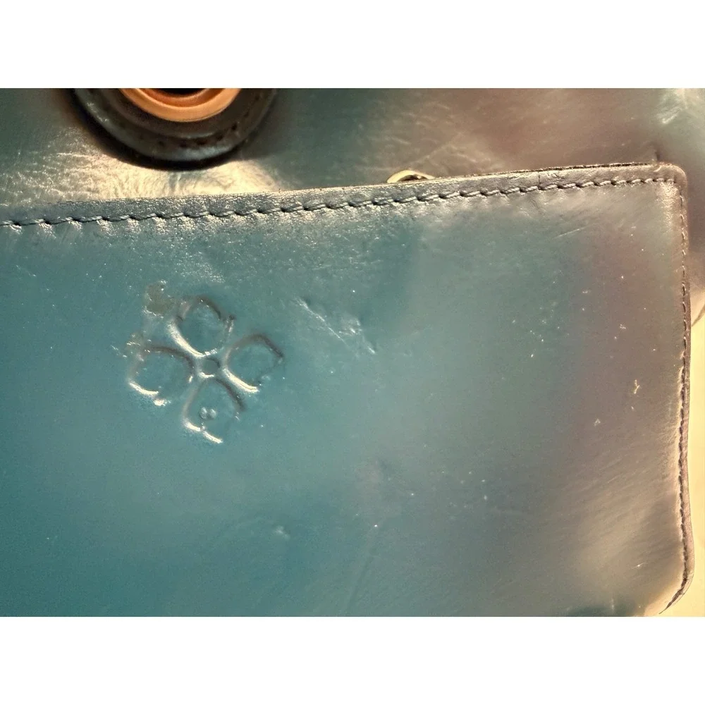 PATRICIA NASH Large PURSE Bag‎ Stintino Leather Flap Satchel W/ FREE  WALLET